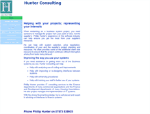Tablet Screenshot of hunter-consulting.co.uk
